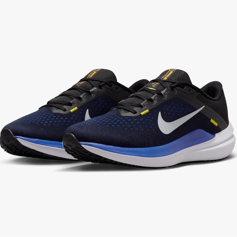 Nike Black and Blue Athletic Sneakers